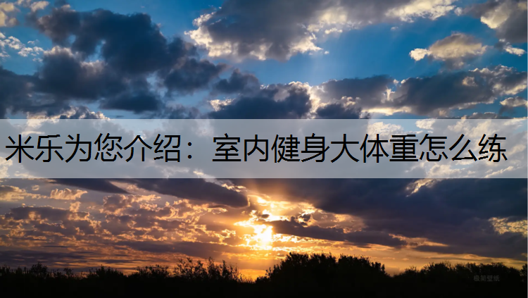 米乐为您介绍：室内健身大体重怎么练