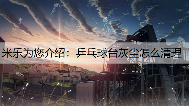 <strong>米乐为您介绍：乒乓球台灰尘怎么清理</strong>