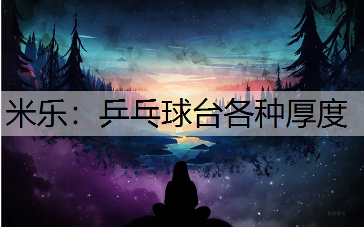 乒乓球台各种厚度
